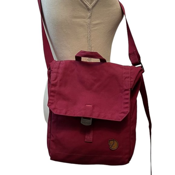 Fjallraven G-1000 FOLDSACK NO 3 Bag Red Crossbody Messenger Bag - Picture 11 of 13